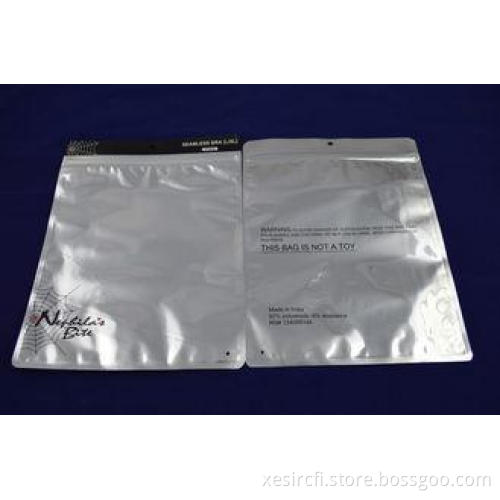 Resealable Eco Zipper Pouch Packaging Metalized Foil / Cust